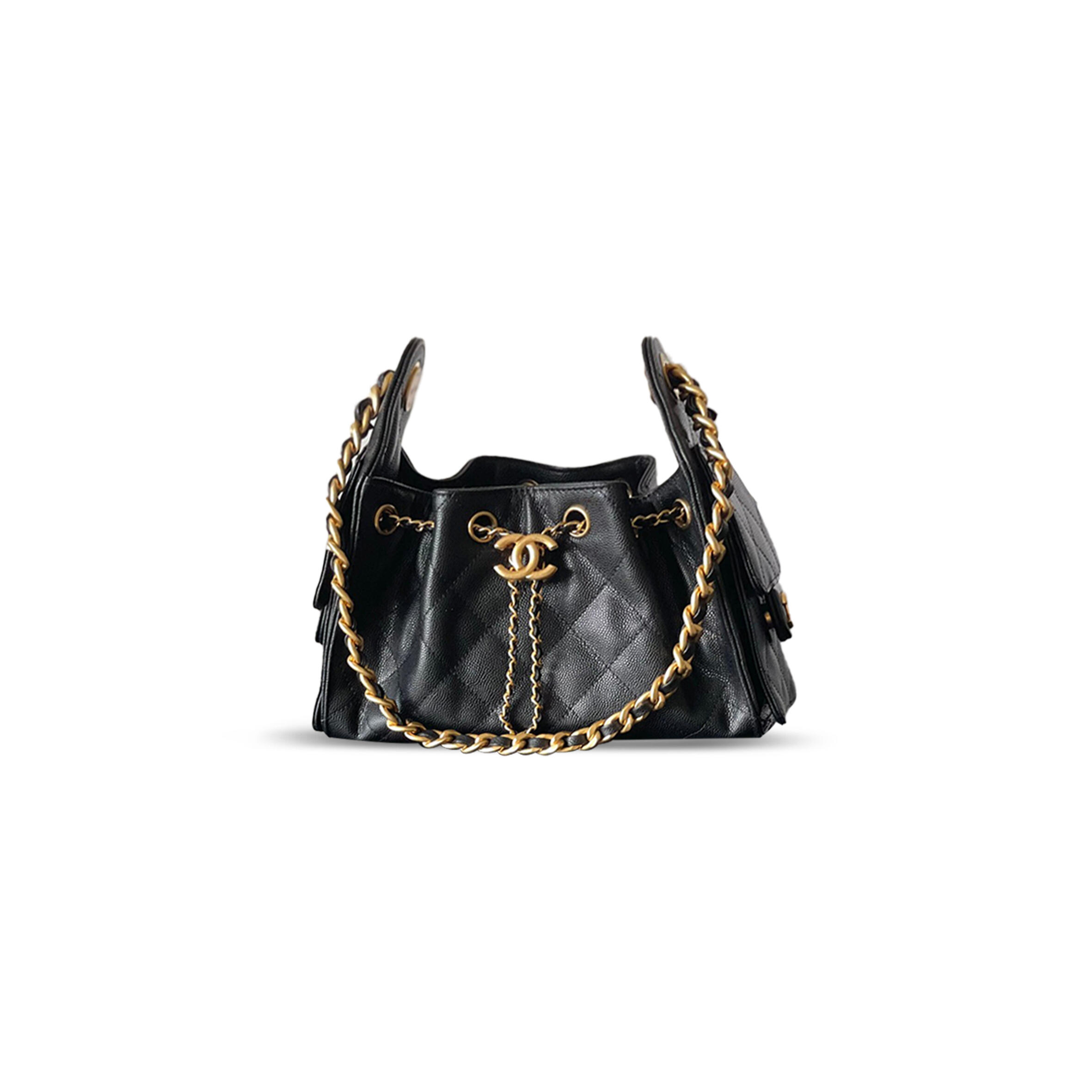CHANEL MASTER 25 MINI HOBO BAG GRAINED CALFSKIN AS5631 (22*20*12.5cm)